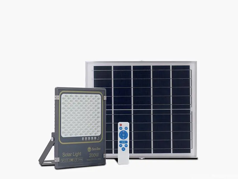Đèn LED chiếu pha năng lượng mặt trời 200W