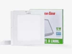 Đèn LED ốp trần vuông Model: LN08 170x170/12W