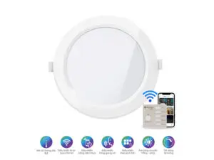Đèn LED panel tròn đổi màu 110/7W Bluetooth