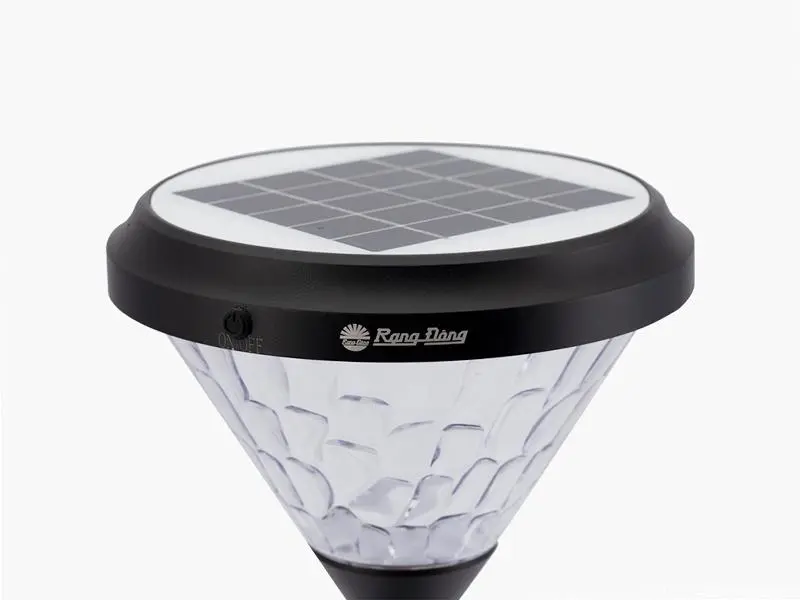 Đèn sân vườn năng lượng mặt trời (LENs kim cương)