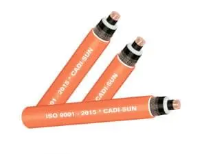 Cáp 1 lõi, màn chắn sợi đồng, không giáp 6/10(12)kV