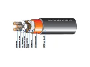CÁP 12.7/22(24)kV CÁCH ĐIỆN XLPE VỎ BỌC NHỰA PVC/HDPE 3 LÕI