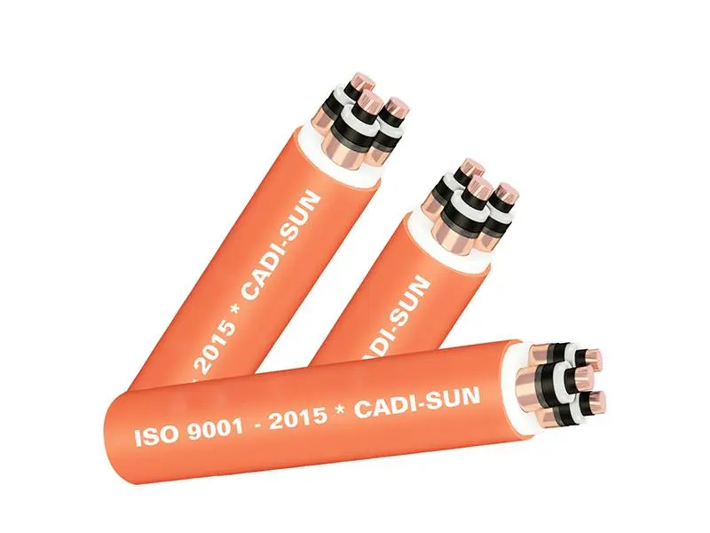Cáp 3 lõi, màn chắn băng đồng, giáp băng thép 3.6/6 (7.2)kV