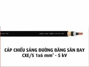 Cáp Chuyên Dụng CXE/S 1x6 mm2 – 5 kV