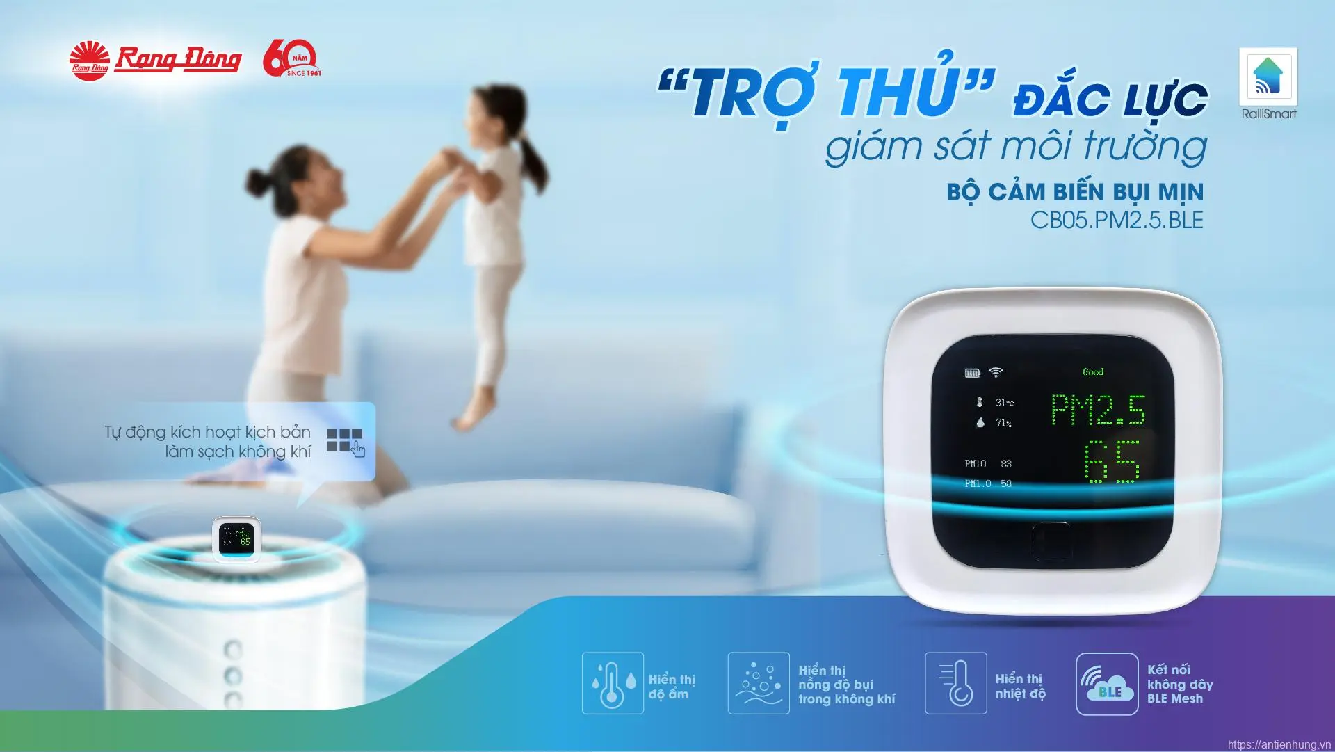 Hướng Dẫn Sử Dụng Cảm Biến Bụi Mịn CB05.PM2.5.BLE