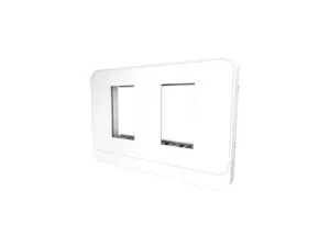 Mặt công tắc ổ cắm âm tường Model: MOC01 80x120x9/2H