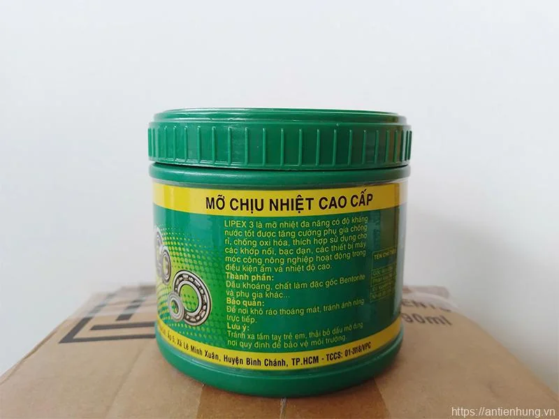MỠ CHỊU NHIỆT ĐA NĂNG LIPEX 3 LOẠI LON 400G
