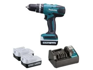 MÁY KHOAN BÚA, VẶN VÍT DÙNG PIN HP347D001 (kèm 02 pin + sạc)