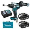 Máy khoan búa, vặn vít dùng pin Makita DHP486RTE (Sạc nhanh(DC18RC), 2 pin 5.0Ah(BL1850B))
