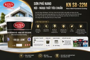 Sơn Phủ Nano Nội/Ngoại Thất Tiêu Chuẩn KN S8-22M