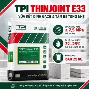 Vữa xây gạch TPI ThinJoint E33