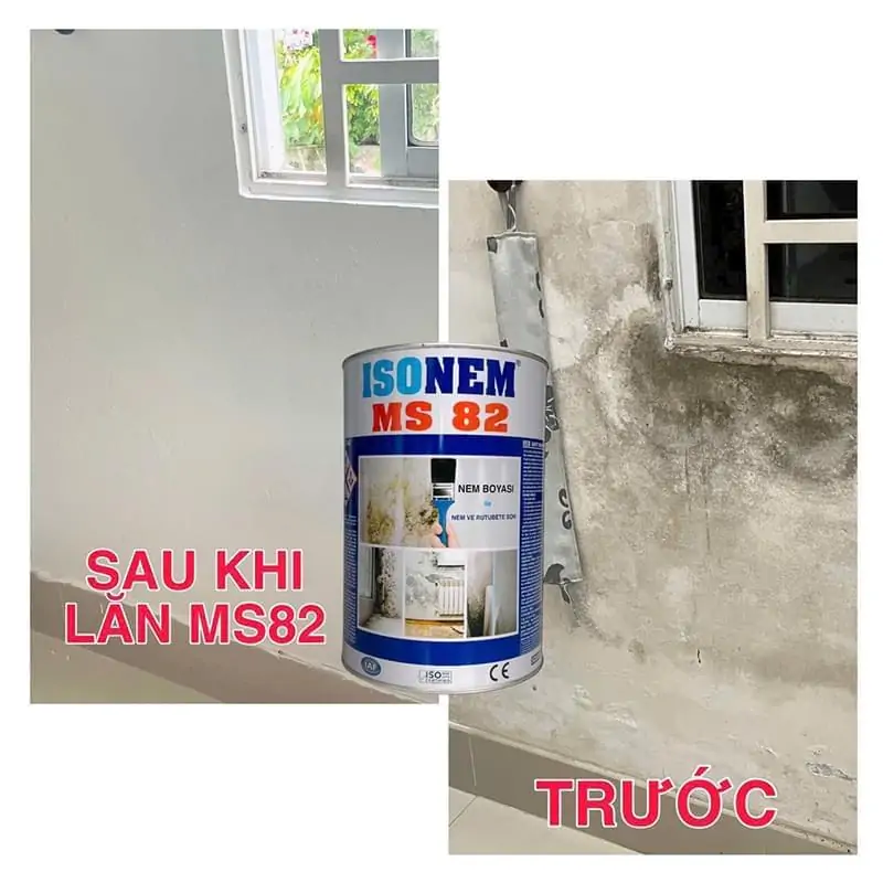 Hình ảnh trước và sau khi lăn Isonem MS82