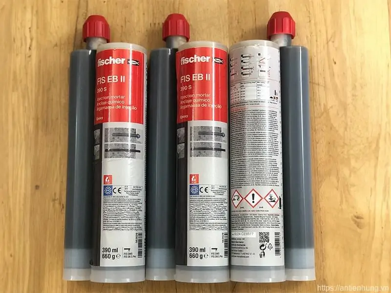 Hóa chất cấy thép Fischer II EB 390S