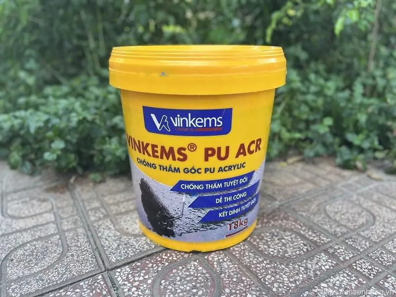 Sản phẩm chống thấm Vinkems PU ACR thùng 18Kg