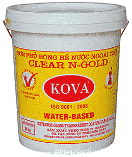 Sơn phủ bóng clear ngoài trời (Clear N - Gold )