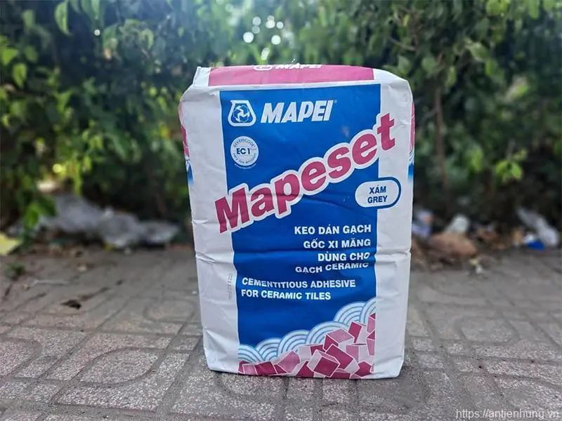 Vữa Ốp Lát Mapei Mapeset Xám Grey