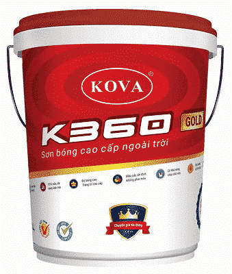 Sơn bóng cao cấp ngoài trời K360 - gold là loại sơn phủ cao cấp ngoài trời