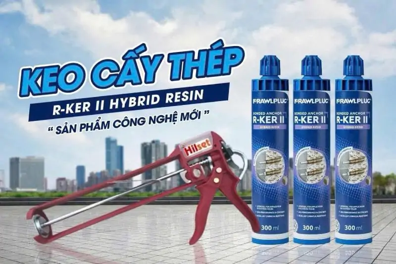Keo Cấy Thép Rawlplug R-Ker II 300