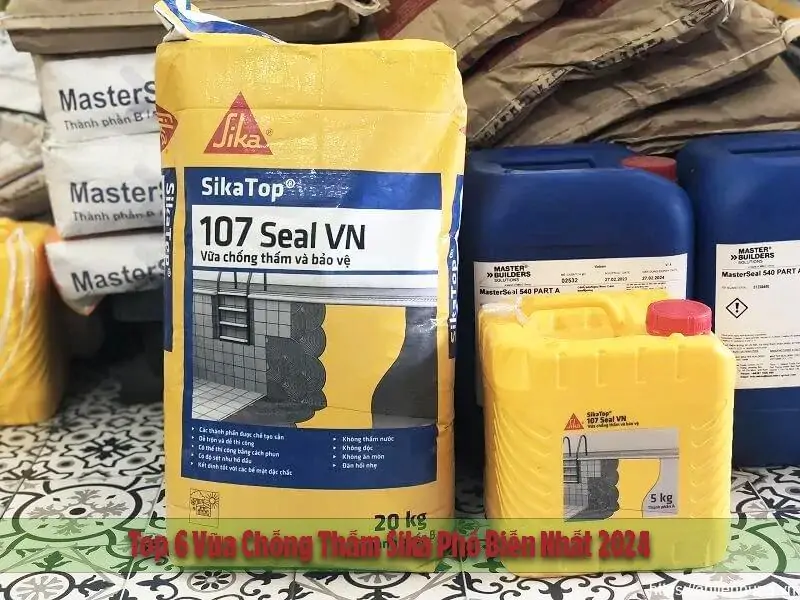 Sikatop Seal 107 – Vữa chống thấm mạnh mẽ, đa dụng cho xây dựng.