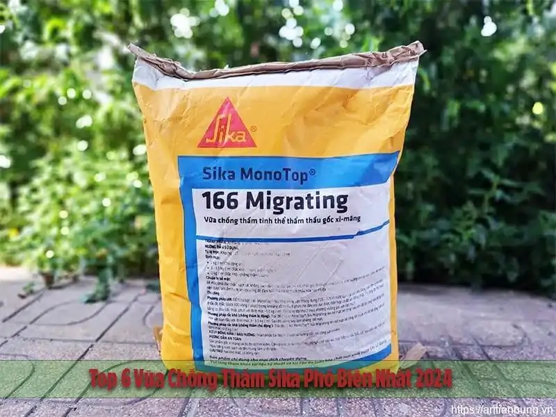 Chống thấm bằng Sika Monotop 166: Thẩm thấu sâu, ngăn thấm nước, ứng dụng đa dạng.
