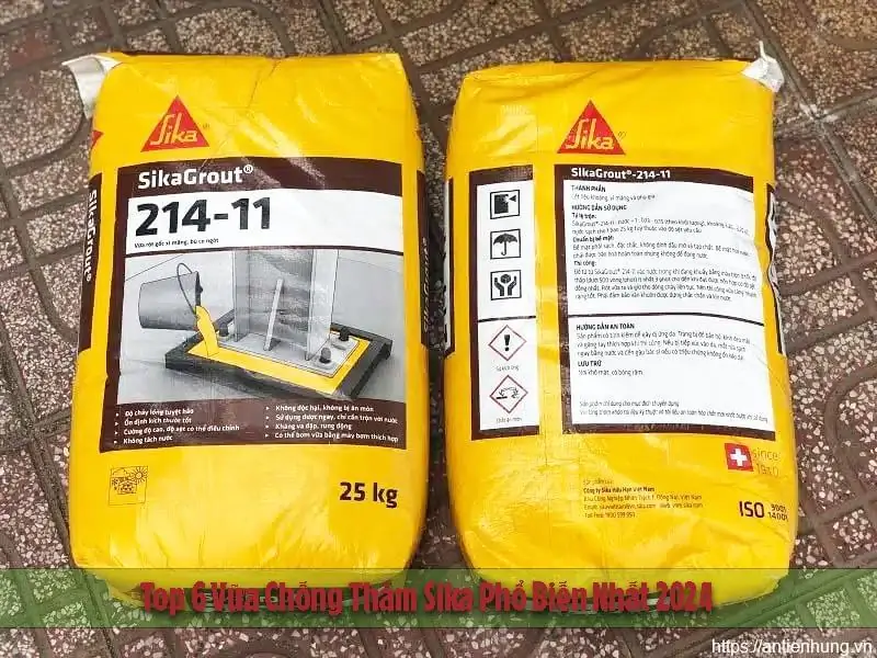 SikaGrout 214-11: Vữa rót đa năng chất lượng cao cho mọi công trình xây dựng.