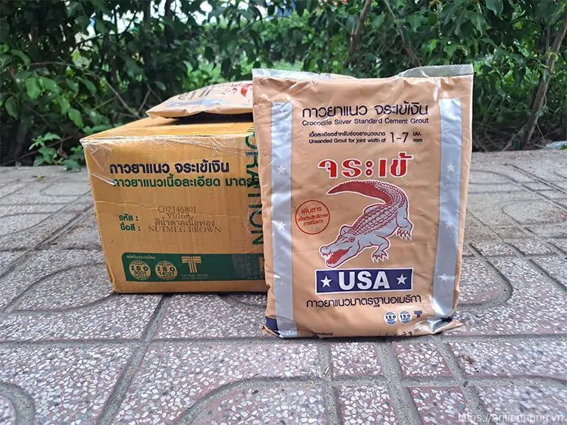 Keo chà ron cá sấu Silver Grout Màu 0168 - Gói 1kg