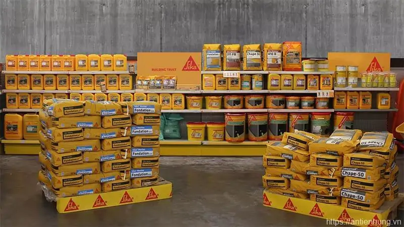 DANH SÁCH CHI TIẾT CÁC SẢN PHẨM VỚI TÊN CŨ VÀ TÊN MỚI THEO THƯƠNG HIỆU SIKA