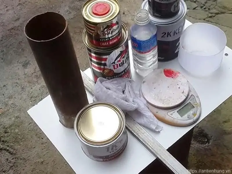 Cách Pha Sơn Sắt Mạ Kẽm