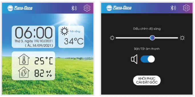 Hướng dẫn reset, cài đặt âm thanh và độ sáng màn hình